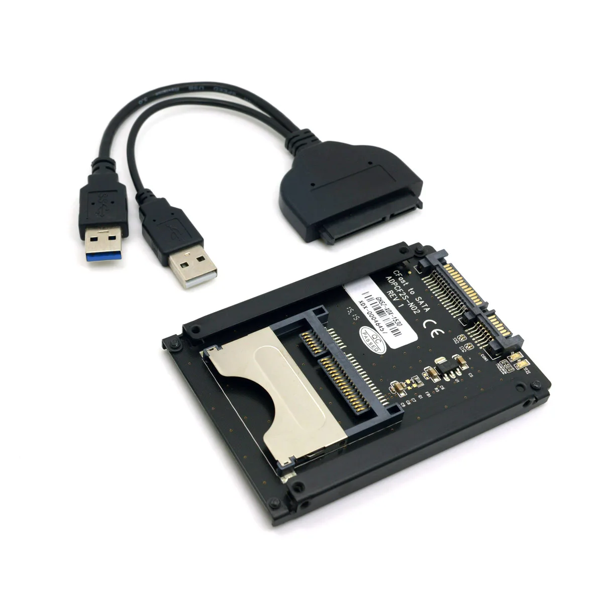 Jimier SATA 22Pin к USB 3 0 CFast адаптер для карт 2 5 дюймов жесткий диск чехол SSD HDD кардридер ПК