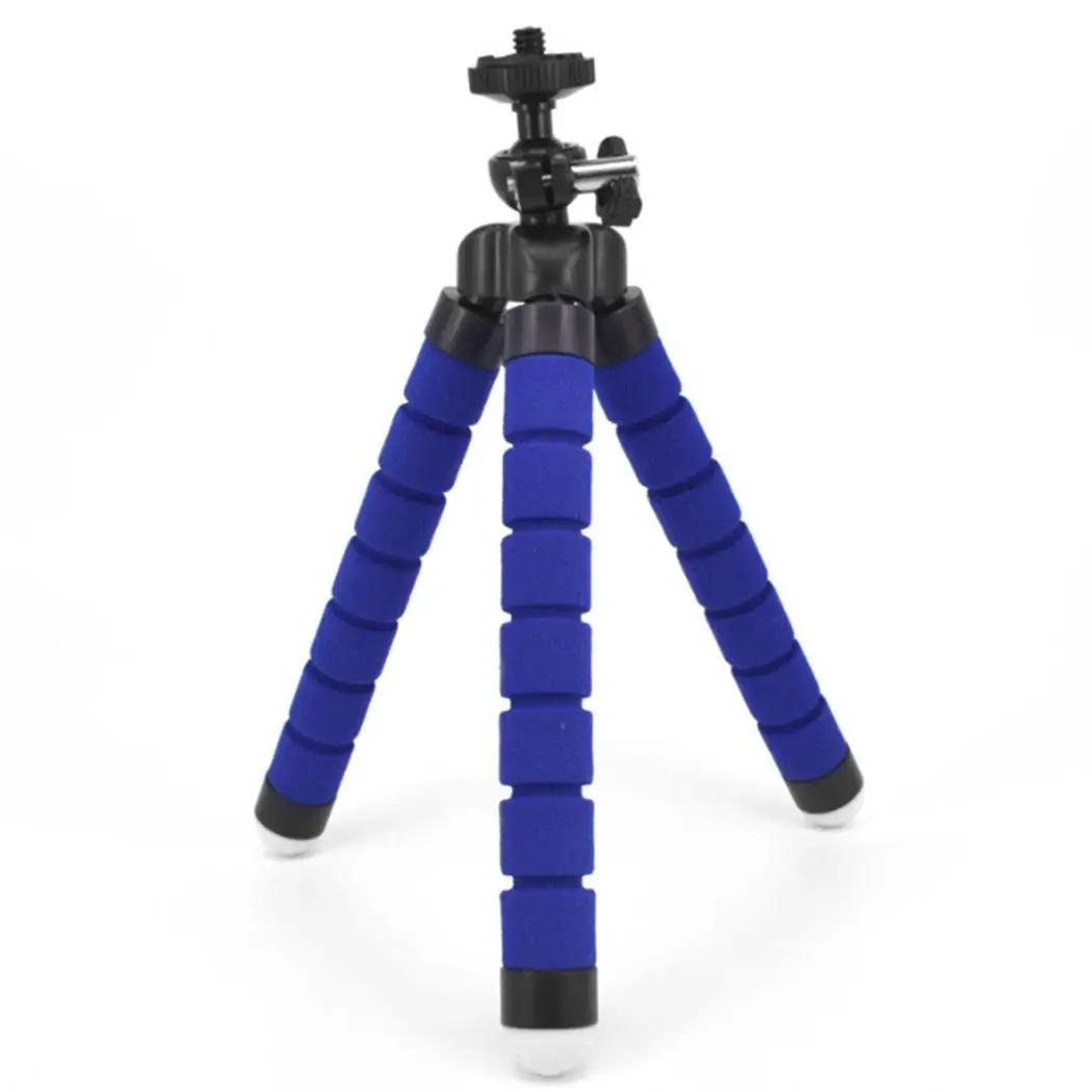 Мини Гибкий для сотового телефона губка штатив Стенд Bluetooth Remote мобильный телефон