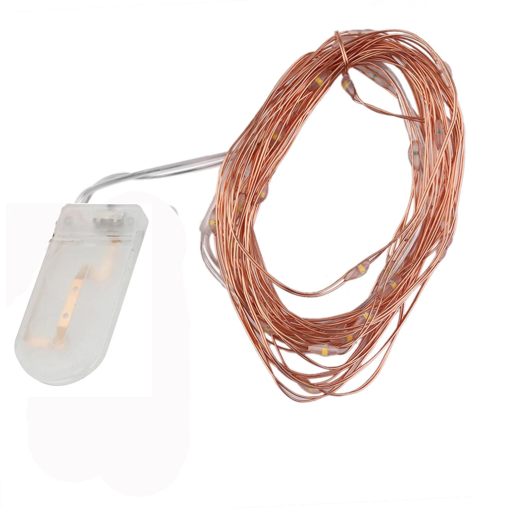 Retail 5M 50LED LED Copper Wire Fairy Garland Lamp String Lights Christmas Wedding Home Party Tree Decoration Powered | Освещение