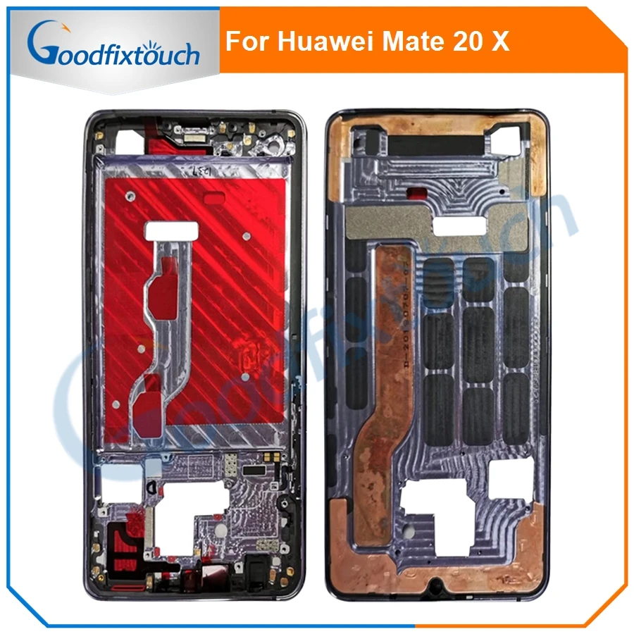 ЖК корпус для Huawei Mate 20 X 20X Передняя рамка Корпус средняя экран Лицевая панель