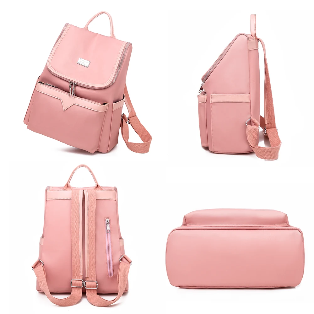 Женский рюкзак с большой вместительностью школьный в стиле преппи для