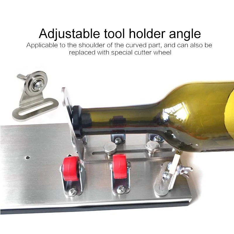 

Glass Bottle Cutter Stainless Steel Glasses Bottle Slicer Cutter Tool Professional Bottles Cut Tool Stained Glass Tools