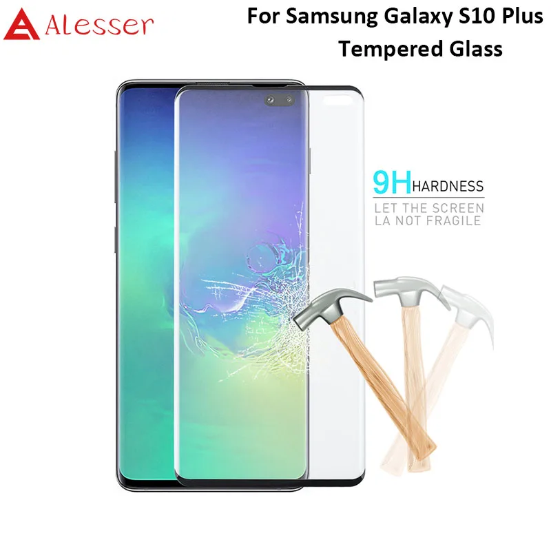 Alesser для samsung Galaxy S10 Plus закаленное защитное стекло экрана Замена Противоударная
