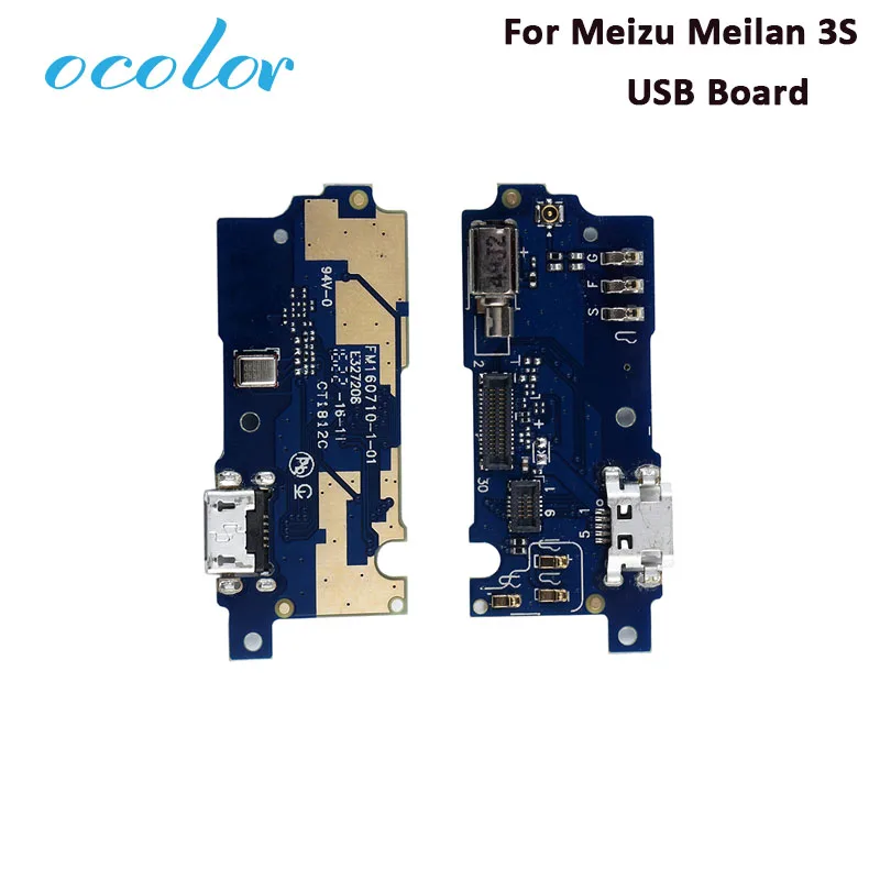 Ocolor для Meizu Meilan 3 S USB зарядка доска Запчасти авто зарядная плата с usb входом высокое
