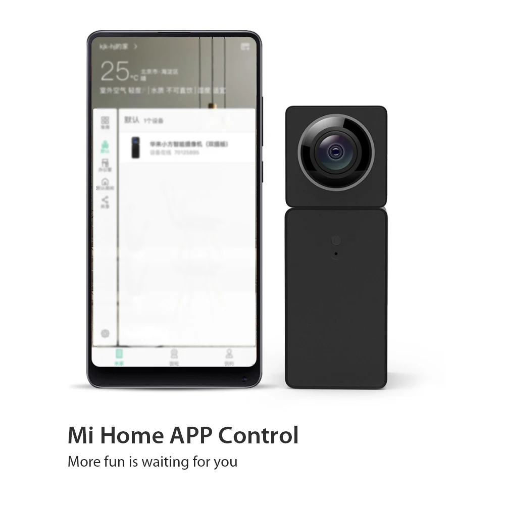 Xiaomi Hualai Xiaofang 1080P камера с двумя объективами 360 панорамная камера Wifi XiaoFang двойная CMOS CCTV для умного дома