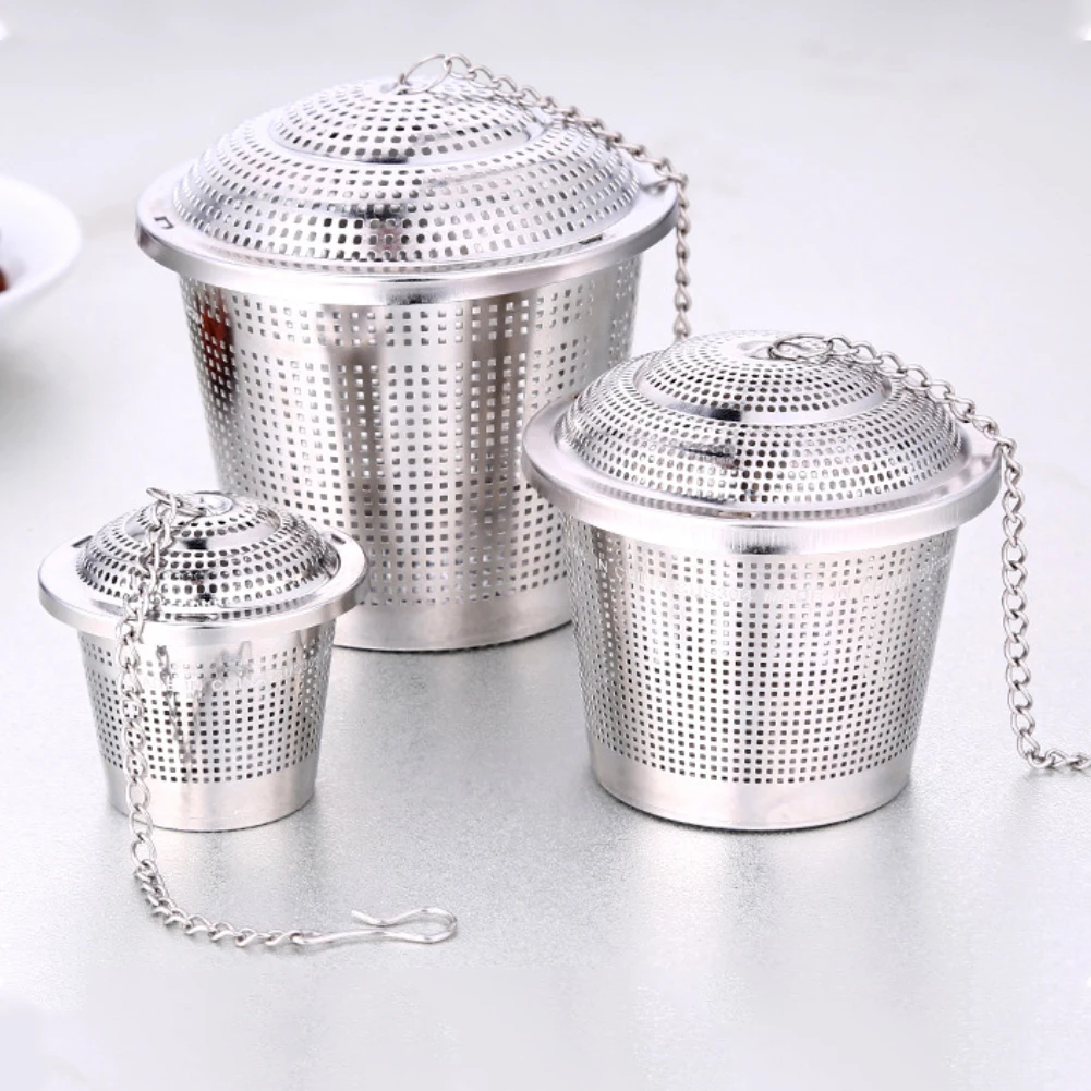 Нержавеющая сталь чай лекарственные травы горячий горшок приправа Infuser ситечко
