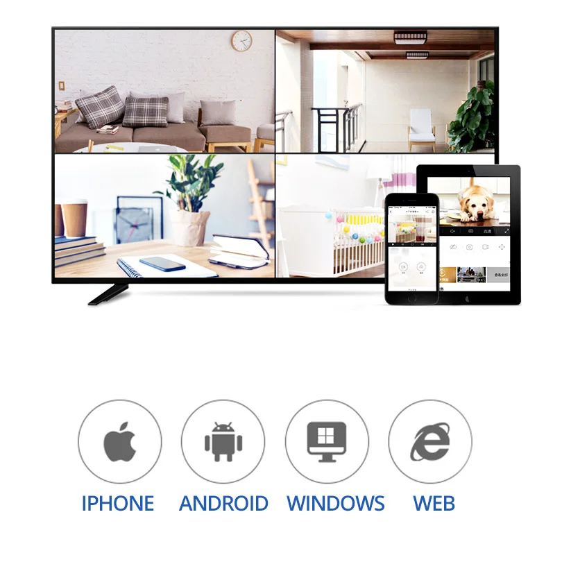 Wetrans CCTV Камера Wi Fi 1080 P безопасности дома беспроводной H.264 + IP Kamera камера с
