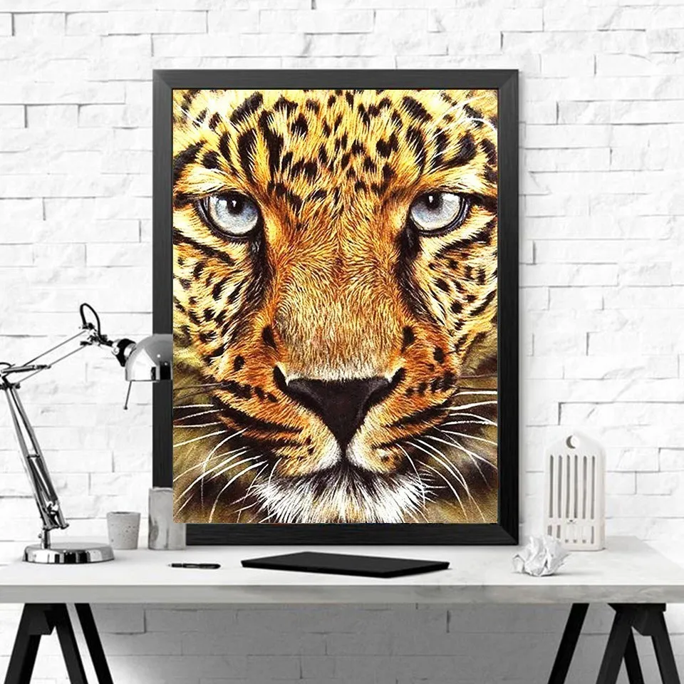 EverShine DIY Diamond Painting Cross Stitch Animals Embroidery Tiger Picture Rhinestones Mosaic Handmade Hobby | Дом и сад