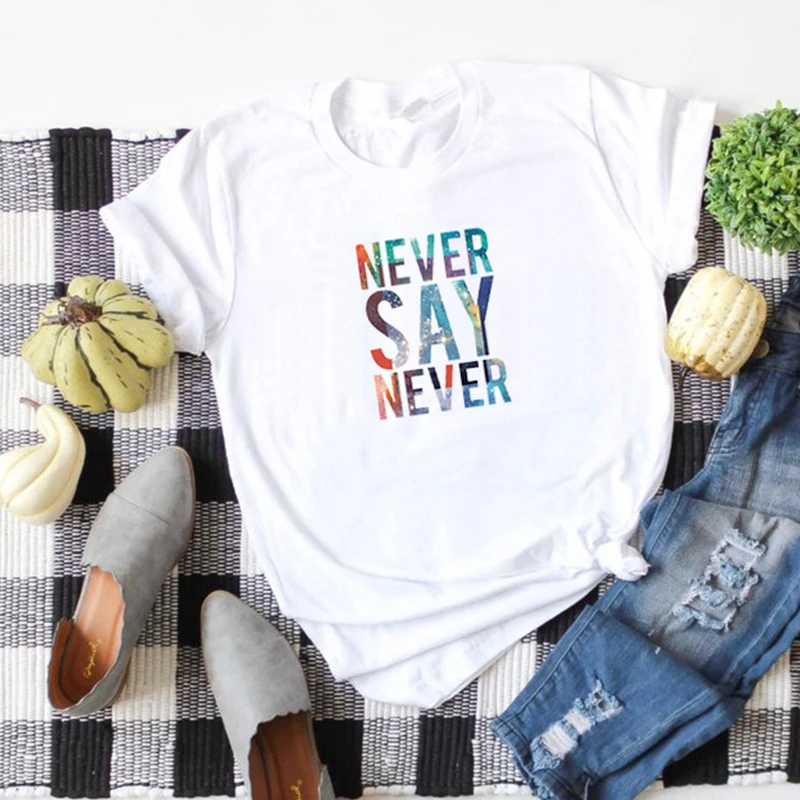 Счастливая Праздничная футболка большие размеры женские топы 90 s футболки с