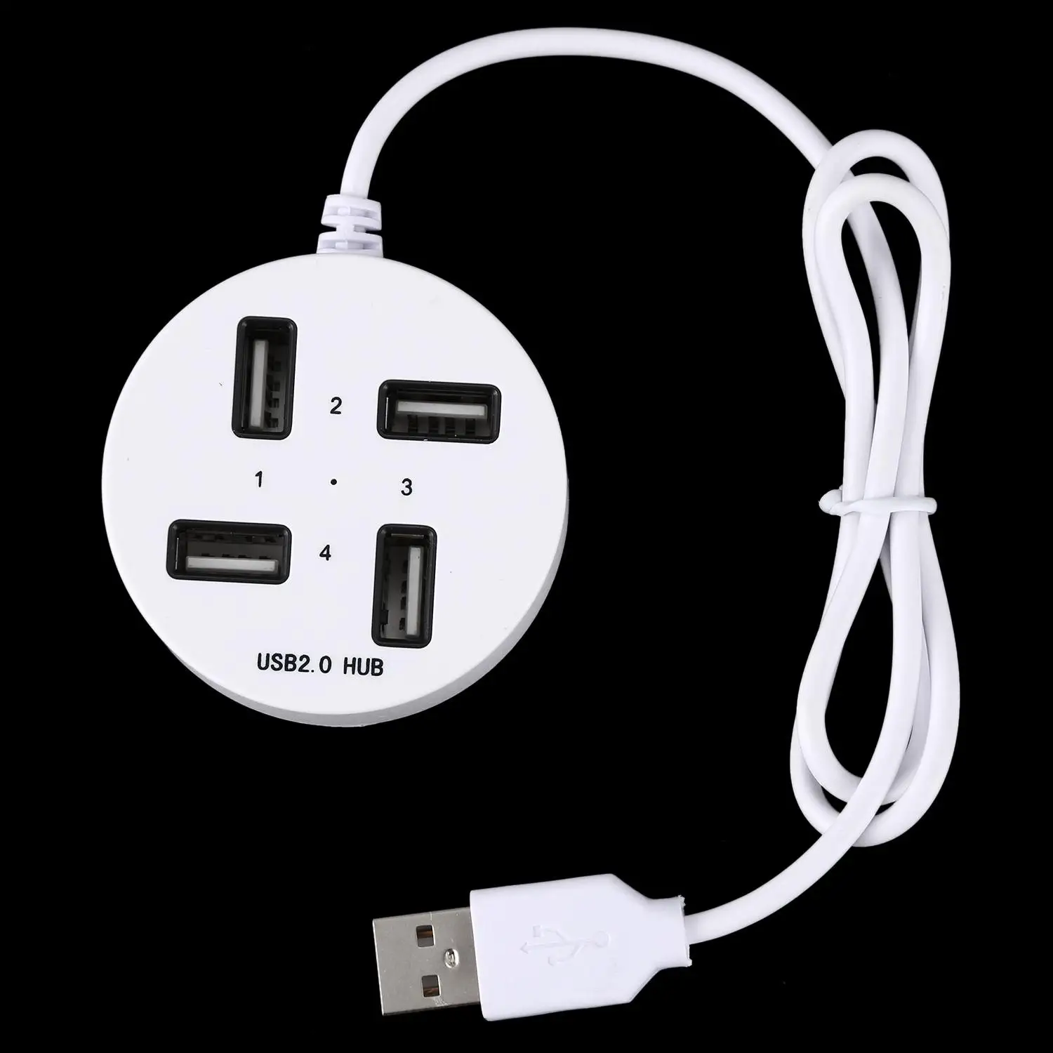Топ Usb2.0 концентратор один для четырех Usb портов круглый сплиттер | Электроника
