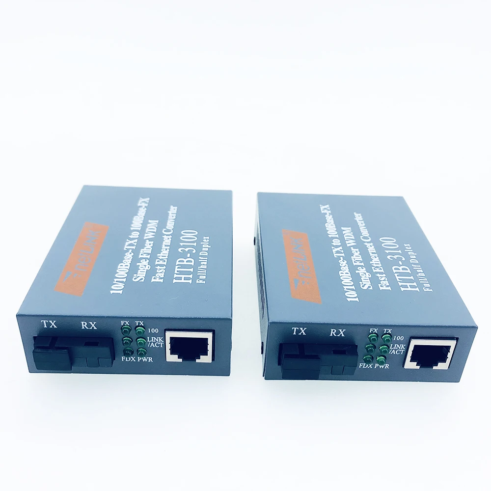 Волоконно оптический трансивер RTXMC HTB 3100 A and B SC/APC 20 км|Оптоволоконное