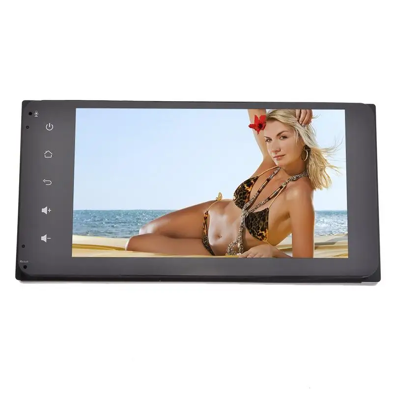 7 дюймов 2DIN Android 4 ядра 6 0 Системы Автомобильный мультимедийный WI FI плеер gps