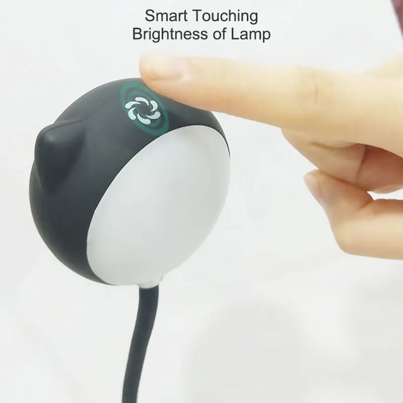 Креативная настольная USB лампа с bluetooth динамиком гибкая портативная смарт