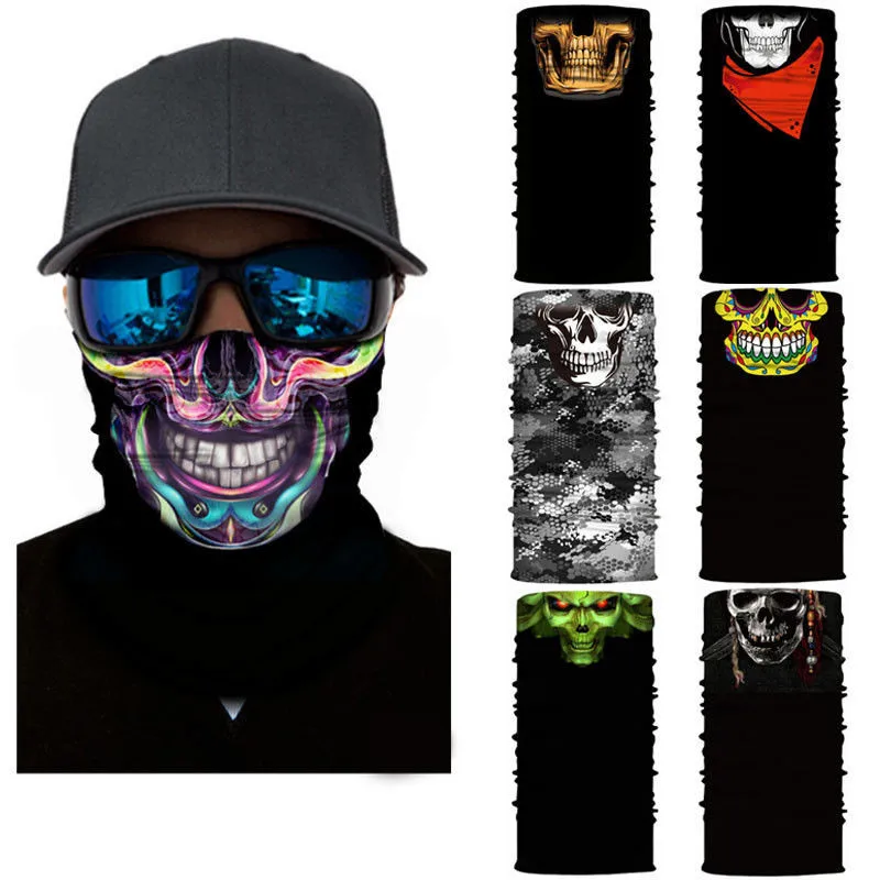 Крутая Сексуальная Байкерская Балаклава шарф-маска на лицо Теплая бандана | Дом и