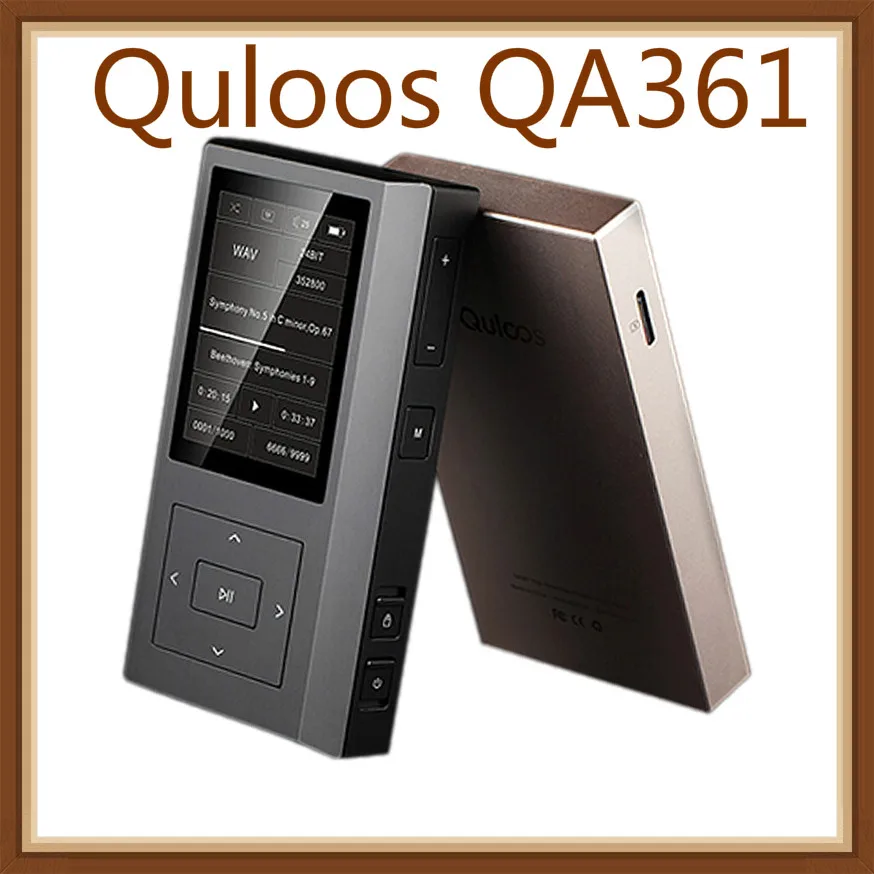 Quloos QA361 AK4495SEQ 6OPA1622 Hi Fi DSD музыка двойные флуоресцентные часы без потерь MP3