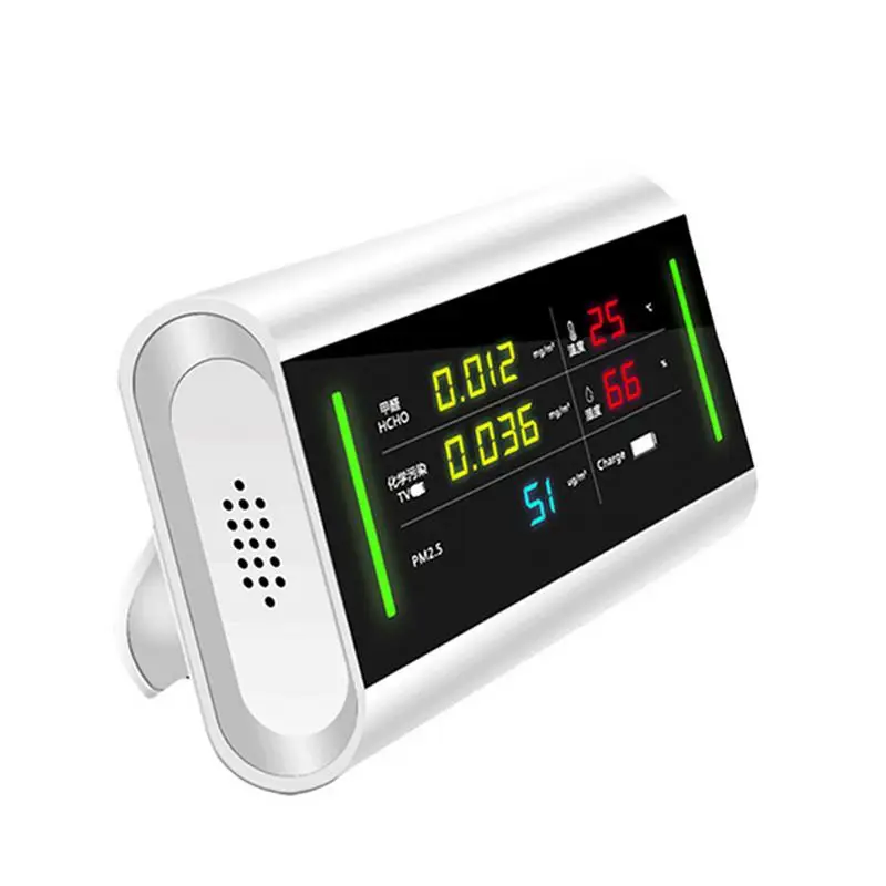 Новый оптовый 5 в 1 крытый PM2.5 HCHO детектор tvoc USB зарядка 6 мегапиксельный