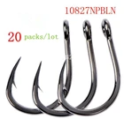 20 упаковокпартия, Mustad 10827np # крючки, рыболовная колючка для океана, 4X прочные железные бортовые крюки, живая приманка, джиг крючок, джигбейт, крючок для тунца