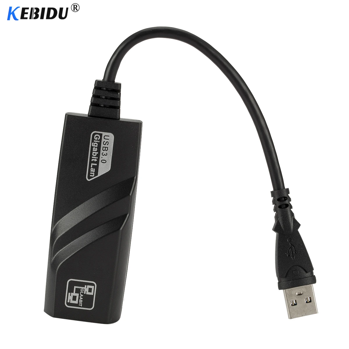 

KEBIDU USB 3,0 для Gigabit Ethernet Сетевая карта адаптер 10/100 Мбит/с RJ45 проводная Lan для ноутбука внешняя супер скорость