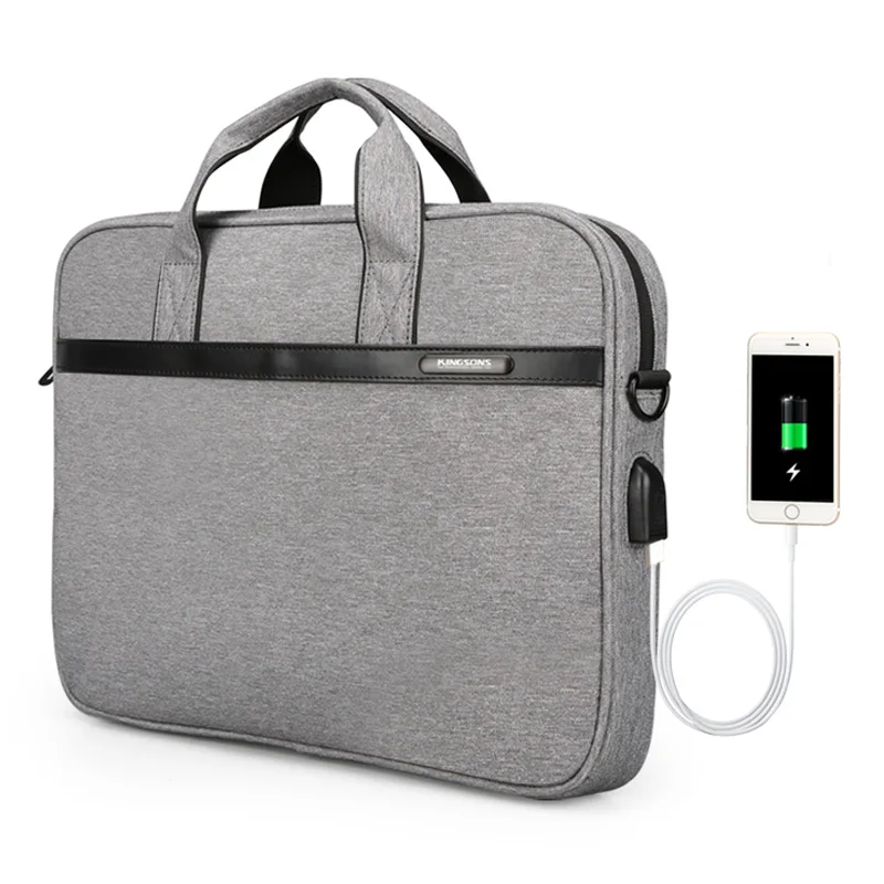 KINGSONS Laptop Sleeve Bag Waterproof Notebook Tablet Bags Case Messenger Shoulder for Men | Багаж и сумки
