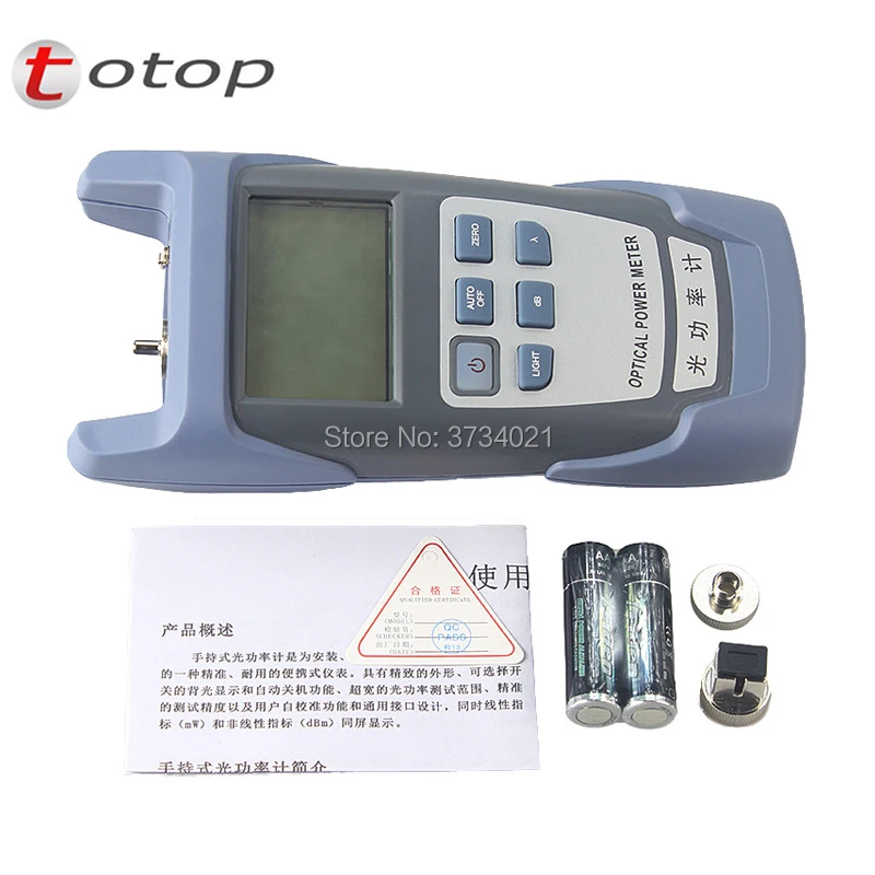  70 дБм ~ + 10 измеритель оптической мощности тестер длины волны 850/980/1300/1310/1490/1550 нм по