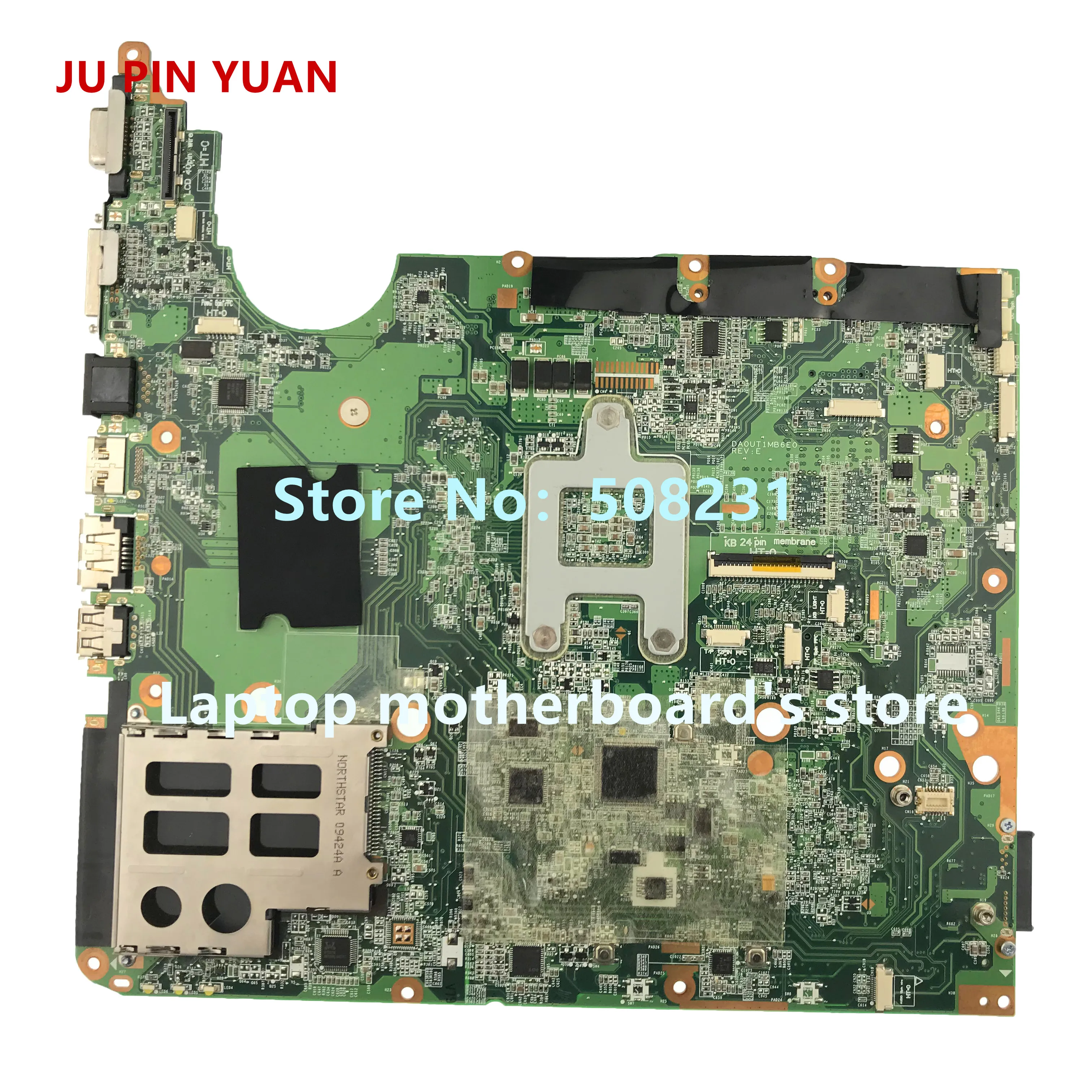 JU PIN YUAN 571186 001 материнская плата для ноутбука HP PAVILION DV6 2000 полностью