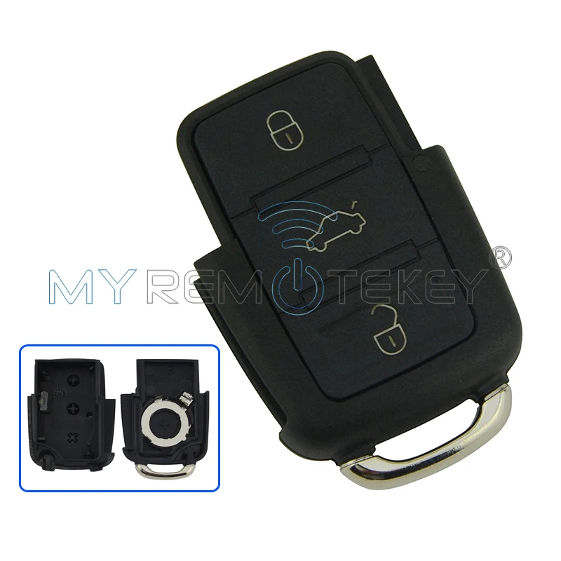 Чехол для пульта дистанционного управления Remtekey 3 кнопки 1J0 959 753 DJ VW Volkswagen Beetle Passat