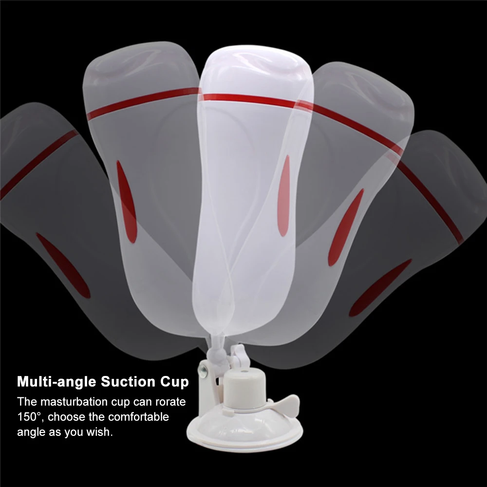 Двухканальная вибрационная чашка для мастурбации Реалистичная Вагина и