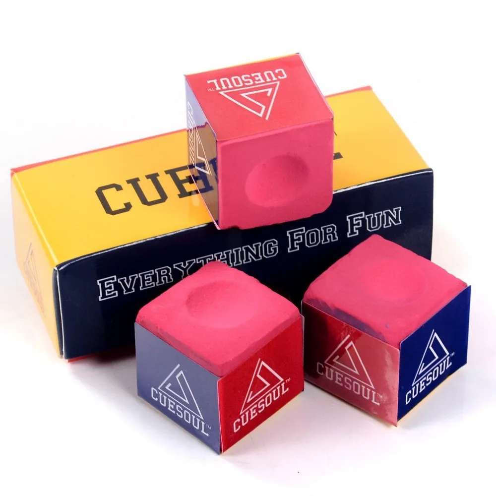 Cuesoul 3 шт./компл. или 2 шт. снукер бильярдный мел для бильярда сухое масло