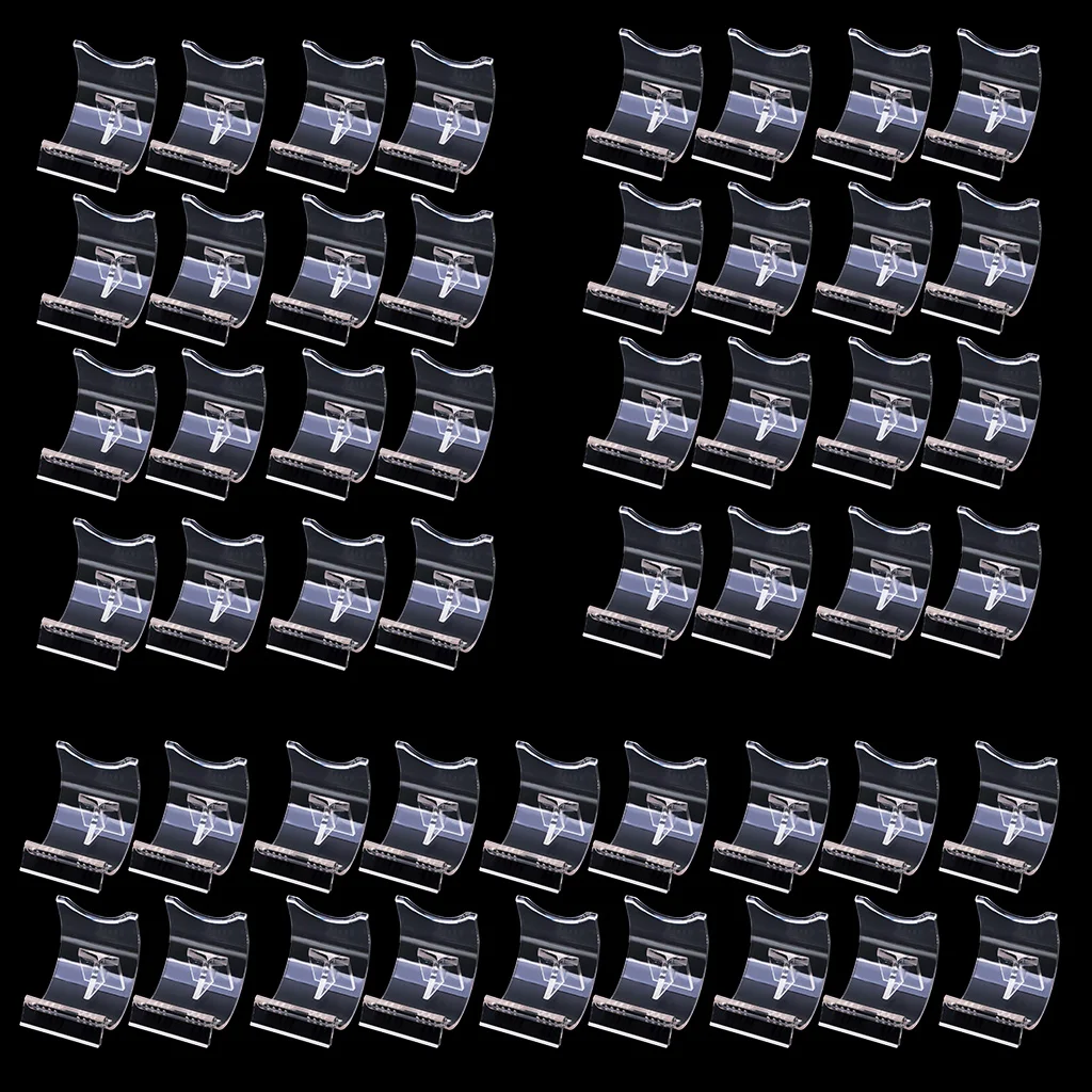 

50pcs Lighter Display Stand Clear Acrylic Easel Holder Rack for Lighter