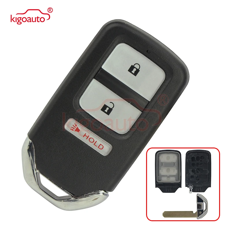 Kigoauto ACJ932HK1210A 3 кнопки брелок чехол для дистанционного ключа Honda Accord CRV Fit смарт