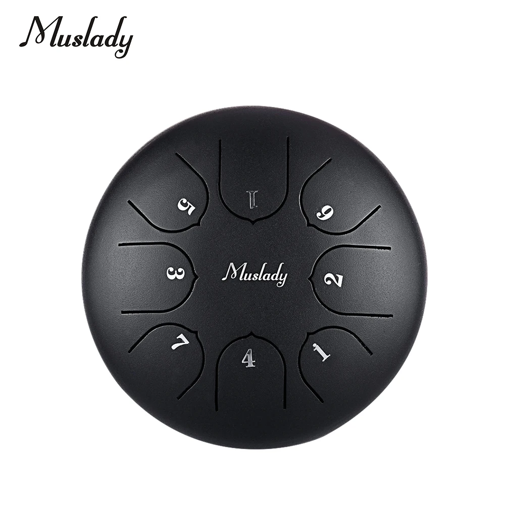 Muslady 6 дюймов мини стальной язык барабан C Ключ 8 тонов ударный инструмент ручной