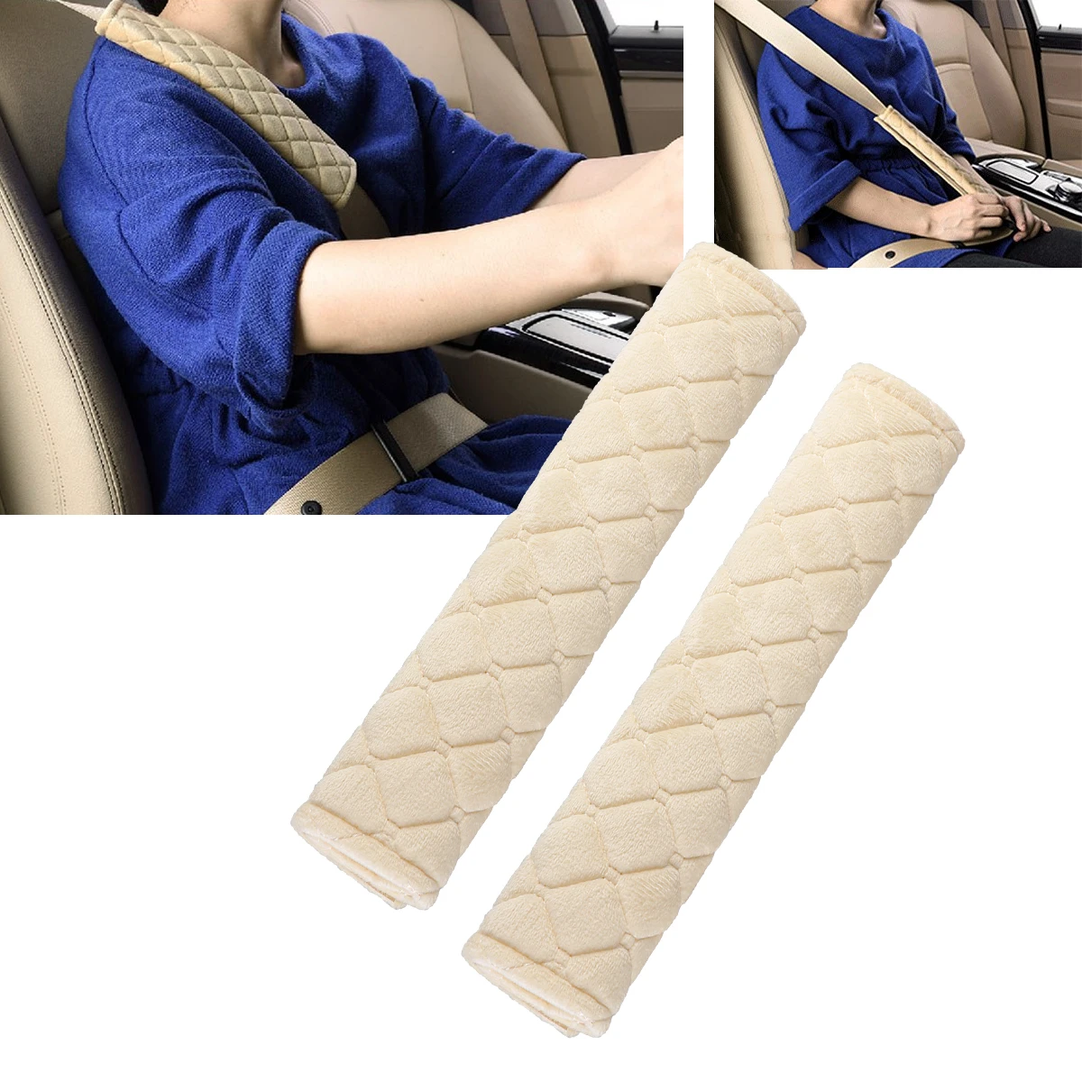 2 шт./лот чехлы для автомобильных ремней безопасности Стайлинг автомобиля чехол