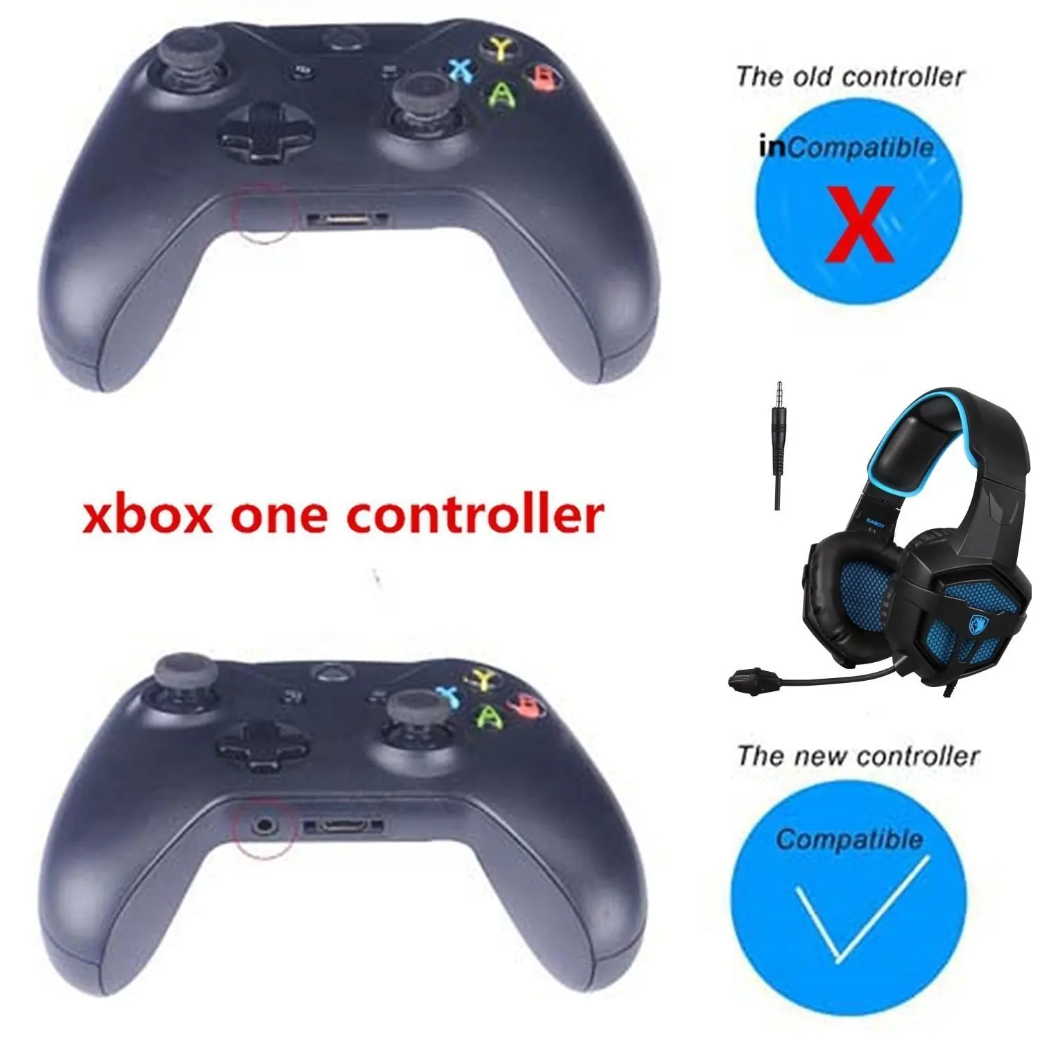 PS4 Новый Xbox one игровой головок Sades SA 807 3 5 мм проводных наушников Over Ear с Микрофоном