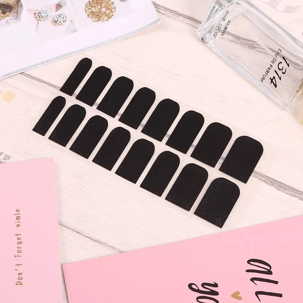 New Women Fashion Nail Art DIY 3D Decoration Pack of Black Solid Sticker | Красота и здоровье