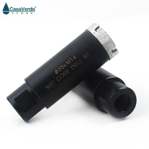 Алмазное корончатое долото для сверления камня, мрамора, диаметр 35 мм, M14, для мокрого использования, Гранитная керамическая плитка