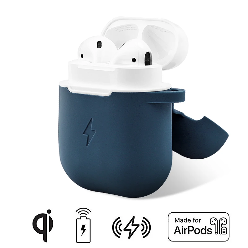 Для Airpod QI Беспроводное зарядное устройство чехол для зарядного устройства