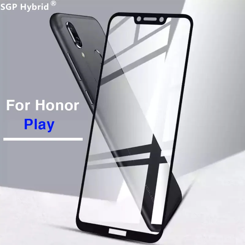 Защитное стекло для Honor Play закаленное Полный экран протектор чехол на телефон Huawei