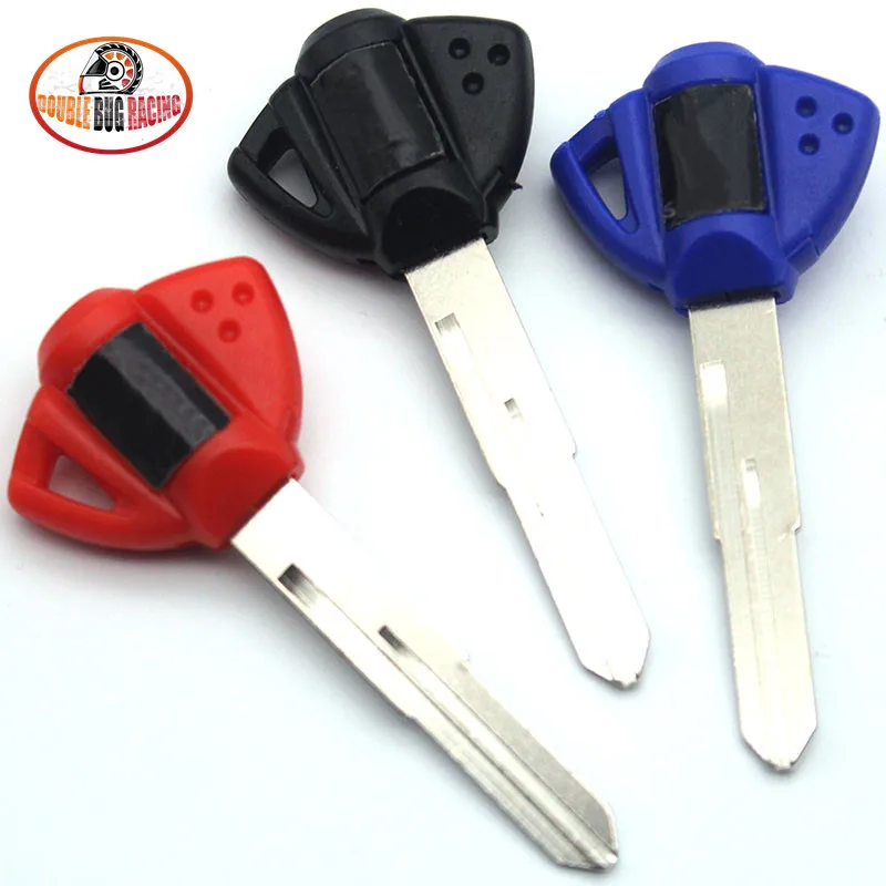 Ключ для мотоцикла без надписей ключи с необработанным лезвием Suzuki K1 K2 K3 K4 K5 K6 K7 K8