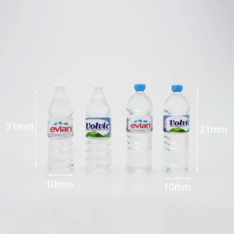 4 шт. кукольный домик миниатюрная бутилированная вода Джем 1/6 1/12 Масштаб Модель