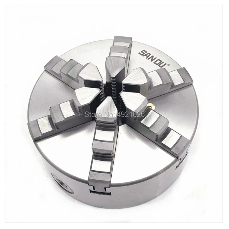 Самоцентрирующийся патрон SAN OU для токарного станка 6 дюймов 160 мм зажимов|Зажим| |