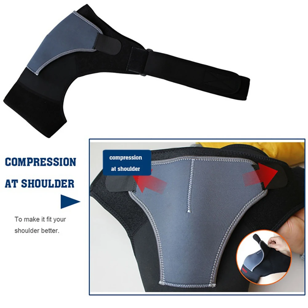 

Adjustable Dislocation Pain Injury Arthritis Shoulder Support Strap Sports Pad Professional Shoulder Support Strap