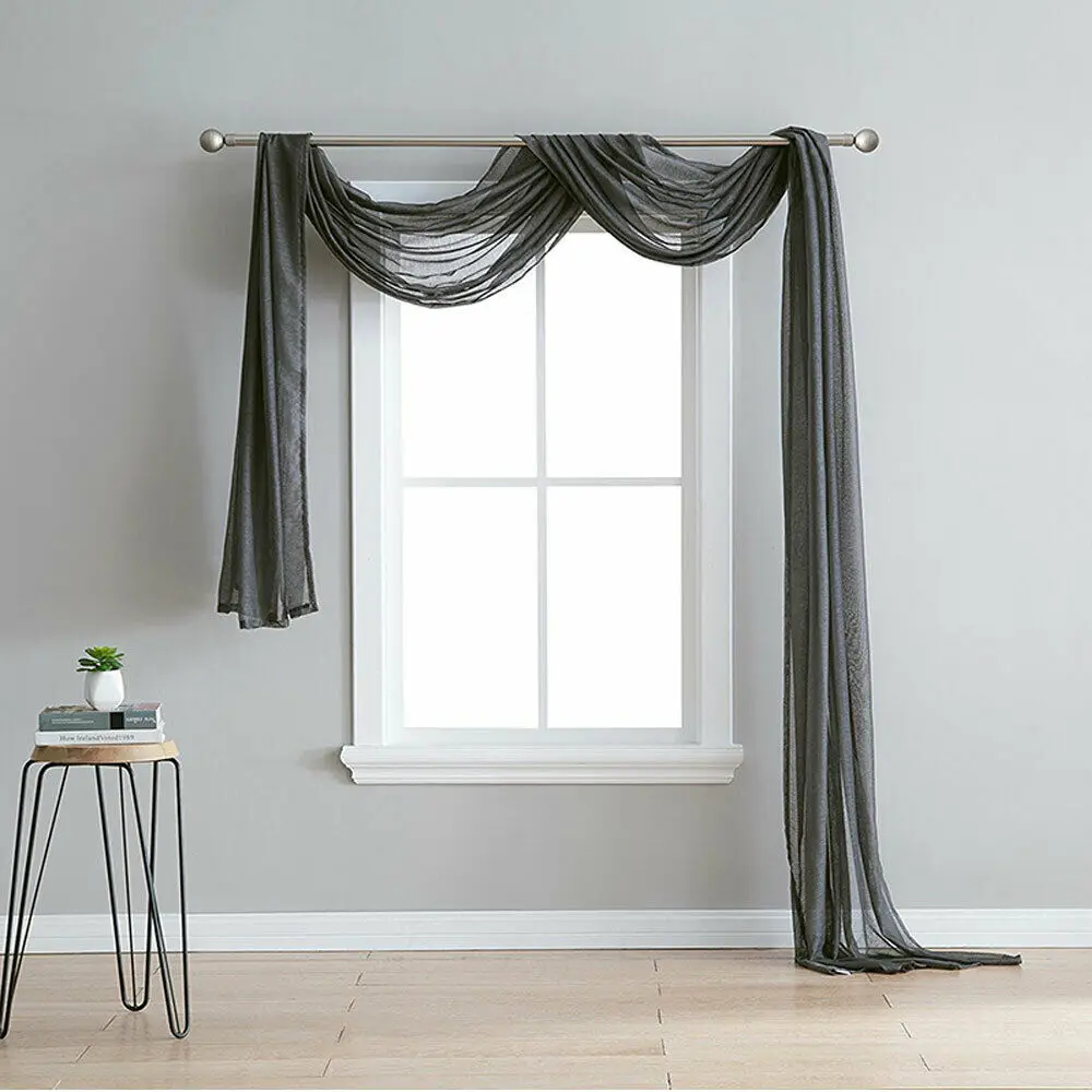 Home Textile Window Pastoral String Curtains Patio Net Fringe for Door Fly Screen Windows Divider Cut To DIY Size | Дом и сад