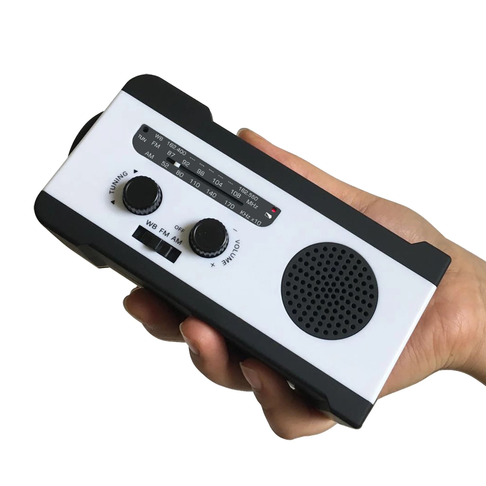 Protable AM/FM Solar Radio Hand Crank Phone Chargers Rechargeable 2000mAh With LED Flashlight | Электроника