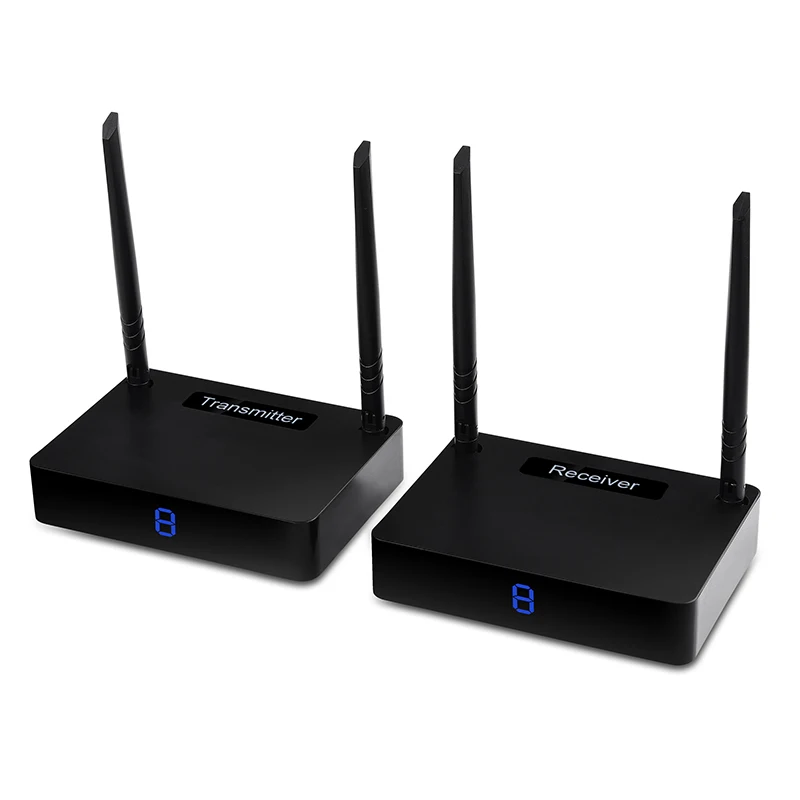 5 8 ГГц HD585 Беспроводной HDMI AV передатчик Отправитель Получатель 350 м/1150 ИК-пульт