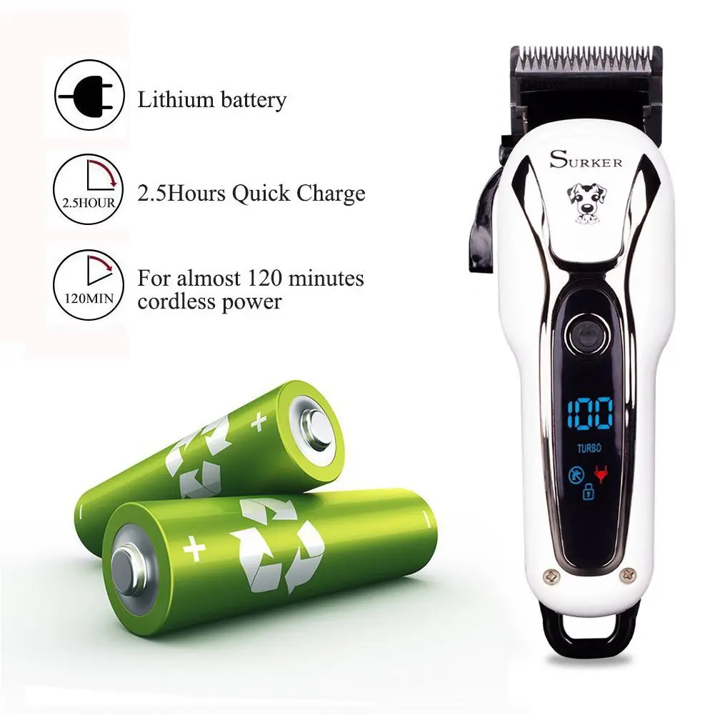 HOME-SURKER Dog grooming Clippers Pet Grooming Supplies Kit with Nail and file for Cats | Бытовая техника