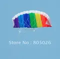 Free shipping dual line parafoil kite flying tools line power braid sailing kitesurf rainbow outdoor toys sports beach weifang