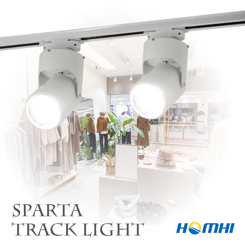 Трековый светильник iluminacao led para festas место на рельсе магазин огни рельсовый прожектор 20 Вт магазин одежды домашнее освещение calha салон