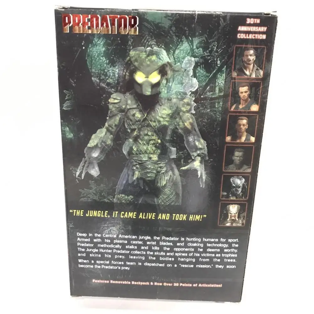 Хищник джунглей инопланетянин NECA Vs серии 30th Юбилей фигурка героя фигура хищника