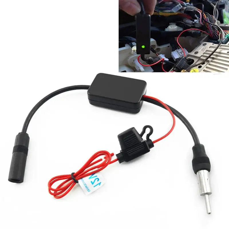 12V Car Auto Truck Stereo Antenna FM AM Radio Inline Signal AMP Amplifier Booster | Автомобили и мотоциклы