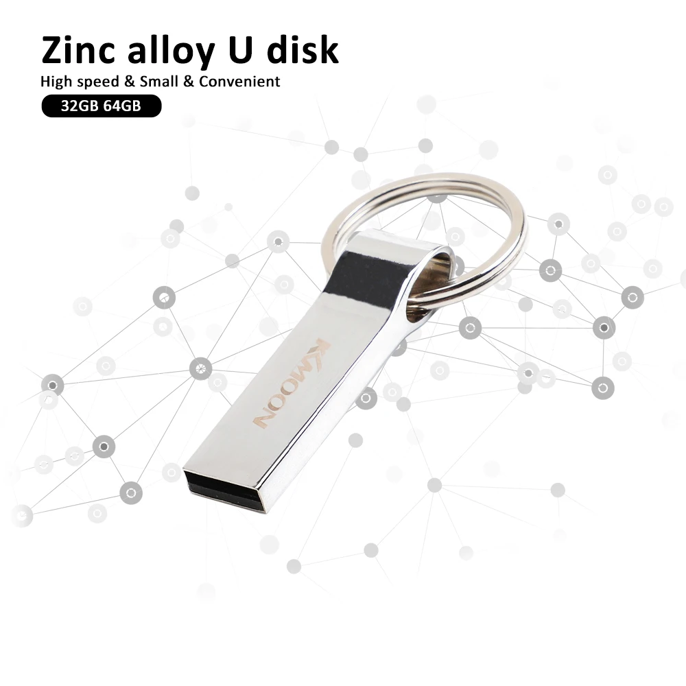 KKMOON CW10058 флеш накопитель с ручкой Zinc Alloy USB 64Гб/32 ГБ флэш памяти Ёмкость 2 0 Pendrive USB2.0